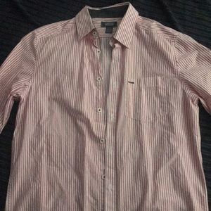 Striped Kenneth Cole Button up